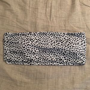 Animal print Bikini tube top